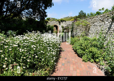 Kipling Gardens Rottingdean près de Brighton East Sussex UK Kiplings jardins étaient autrefois partie de l'Elms accueil de Rudyard Kipling Banque D'Images