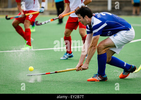 Prague, République tchèque. 19 juillet, 2015. EUROHOCKEY CHAMPIONSHIPS II match entre la Pologne et l'Écosse. Crédit : Petr Toman/Alamy Live News Banque D'Images