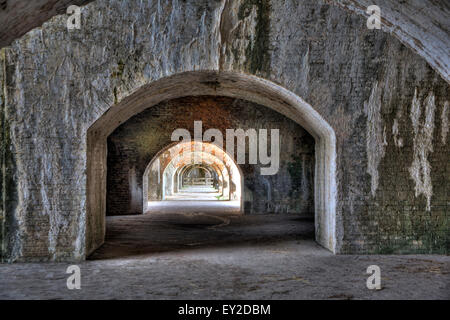 Fort Pickens - Santa Rosa Island, Floride Banque D'Images