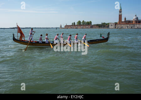 Venise, Italie, l'aviron, le 17 mai 2015 Italie Banque D'Images