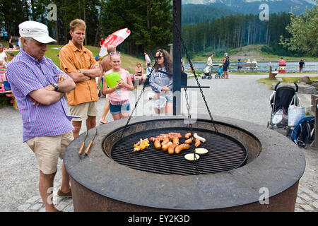 La Suisse, canton des Grisons, Lenzerheide, cuisine traditionnelle Banque D'Images