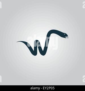 Icône de serpent Illustration de Vecteur