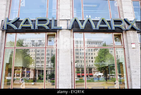 Librairie Karl Marx Karl Marx allee, à Berlin, Allemagne Banque D'Images