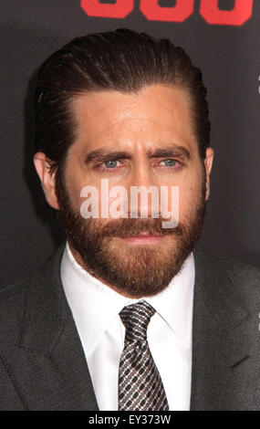 20 juillet 2015 - New York, New York, États-Unis - l'Acteur Jake Gyllenhaal assiste à la première de New York "outhpaw' qui s'est tenue dans l'AMC Loews Lincoln Center. (Crédit Image : © Kaszerman ZUMAPRESS.com)/Nancy Banque D'Images
