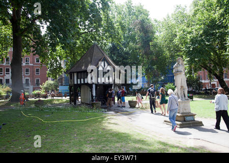 Soho Square Gardens à Soho, Londres UK Banque D'Images