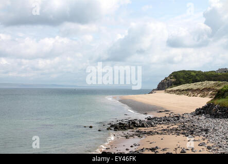 Prieuré Bay, île de Caldey, Pembrokeshire, Pays de Galles. UK Banque D'Images