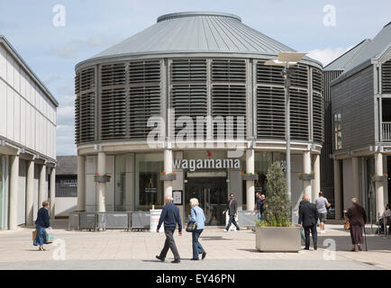 Wagamama dans l'Arc centre commercial, Bury St Edmunds, Suffolk, Angleterre, RU Banque D'Images