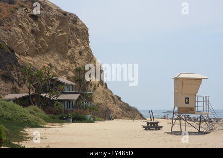 Lifeguard Hut à Laguna Beach en Californie du Sud USA Banque D'Images