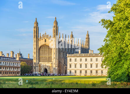 Kings College Chapel et Gibbs Building l'Université de Cambridge Cambridgeshire England UK GB EU Europe Banque D'Images