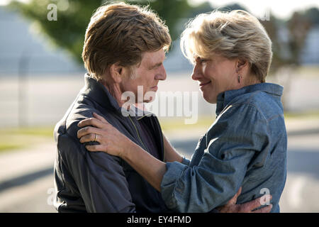 Une promenade dans les bois est une aventure comédie américaine 2015 biopic film réalisé par Ken Kwapis, basé sur le livre/mémoire de 1998 du même nom par Bill Bryson. Cette photo est pour un usage éditorial uniquement et est l'auteur de la société film et/ou le photographe attribué par le film ou la société de production et ne peut être reproduite que par des publications dans le cadre de la promotion du film ci-dessus. Un crédit obligatoire pour l'entreprise de film est nécessaire. Le photographe devrait également être portés lorsqu'il est connu. Banque D'Images