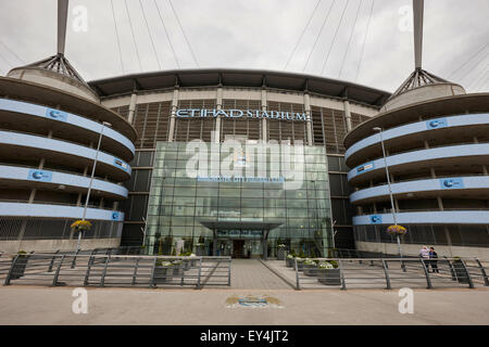Manchester City man city stade Etihad ville de Manchester eastlands stadiium uk Banque D'Images