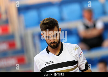 Umag, Croatie. 21 juillet, 2015. Marcel Granollers (Espagne) au cours de la match de simple Coricida v Granollers 26e ATP Konzum Croatie Umag Open tournoi au Stadion Stella Maris, le 21 juillet 2015 à Umag. Credit : Andrea Spinelli/Alamy Live News Banque D'Images