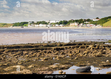 Station balnéaire de St Francis Bay North Yorkshire UK Banque D'Images
