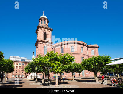 Paulskirche ou Eglise Saint-Paul, place Paulsplatz, Frankfurt am Main, Hesse, Allemagne Banque D'Images