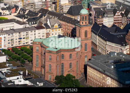 Paulskirche ou Eglise Saint-Paul, vue depuis la tour principale, Frankfurt am Main, Hesse, Allemagne Banque D'Images