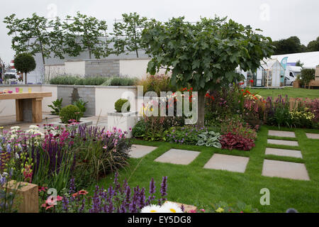 Knutsford, Royaume-Uni. 22 juillet, 2015. RHS Flower Show Tatton Park se met en route quand elle s'ouvre aux membres de l'ERS. Credit : Keith Larby/Alamy Live News Banque D'Images