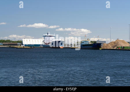 Navire, Roath Dock, Cardiff, Pays de Galles, Royaume-Uni. Banque D'Images