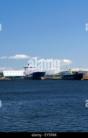 Navire, Roath Dock, Cardiff, Pays de Galles, Royaume-Uni. Banque D'Images