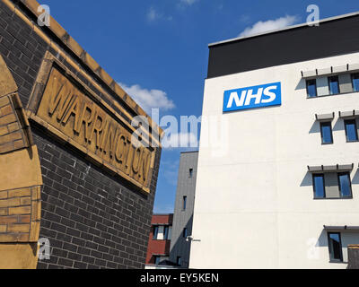 Bath St,Warrington Hospitals NHS Trust, Cheshire, Angleterre, Royaume-Uni Banque D'Images