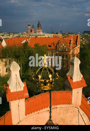 Pologne, Cracovie, Université Jagiellonski, d Banque D'Images