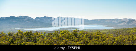 Dans le réservoir du lac Wartook Grampians National Park, Victoria, Australie Banque D'Images