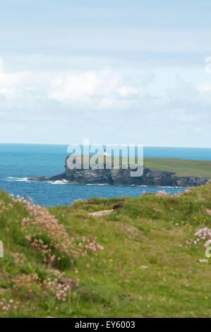 Birsay leuchtturm plan du site RSPB de Marwick Head, Orcades, en Écosse continentale Banque D'Images