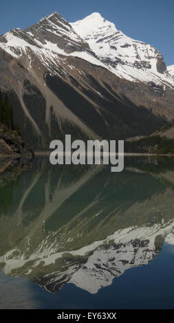 Le parc provincial du mont Robson, Kinney Lake (Colombie-Britannique) Banque D'Images