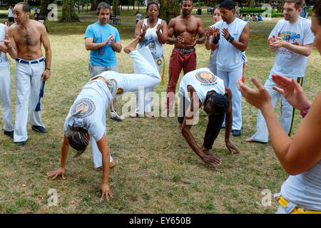 La Capoeira dans Russell Gardens, Londres Banque D'Images