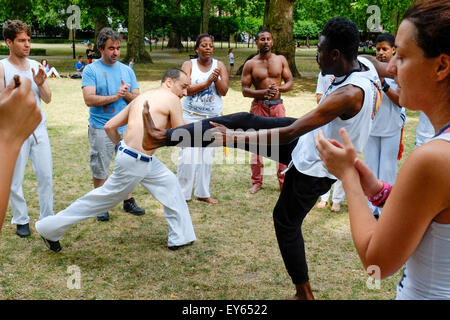 La Capoeira dans Russell Gardens, Londres Banque D'Images