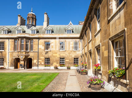 Gonville cour à Gonville et Caius College de Cambridge University Cambridge Cambridgeshire England UK GB EU Europe Banque D'Images