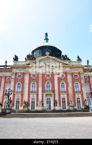 Le nouveau palais dans le parc de Sanssouci, Potsdam, Berlin Banque D'Images
