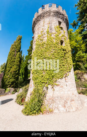 Roundtower at Powerscourt, Irlande Banque D'Images