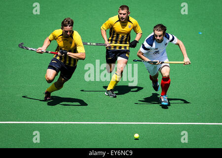 Prague, République tchèque. 22 juillet, 2015. EuroHockey Championships II match entre l'Ecosse et l'Ukraine. 23 BYERS Gavin. Crédit : Petr Toman/Alamy Live News Banque D'Images