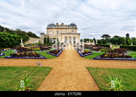 Parc Wrest est un pays situé près d'Silsoe, Bedfordshire, Angleterre. Il se compose d'arracher Park, une maison classée Grade I Banque D'Images