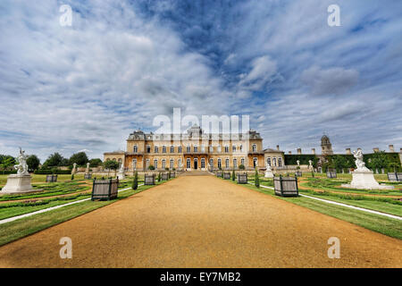 Parc Wrest est un pays situé près d'Silsoe, Bedfordshire, Angleterre. Il se compose d'arracher Park, une maison classée Grade I Banque D'Images