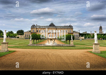 Parc Wrest est un pays situé près d'Silsoe, Bedfordshire, Angleterre. Il se compose d'arracher Park, une maison classée Grade I Banque D'Images