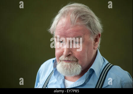 Artiste et écrivain écossais, Alasdair Gray, apparaissant à l'Edinburgh International Book Festival. Banque D'Images