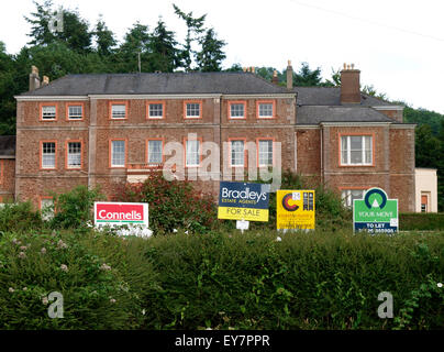 A vendre Maison Haccombe les conseils, Haccombe, Devon, UK Banque D'Images