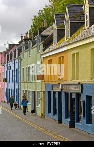 L'île de Skye, Portree, région des Highlands, en Écosse, Royaume-Uni Banque D'Images