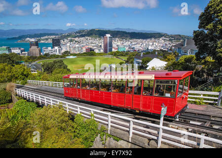 Téléphérique pour jardin Botancial à Wellington, Nouvelle-Zélande Banque D'Images