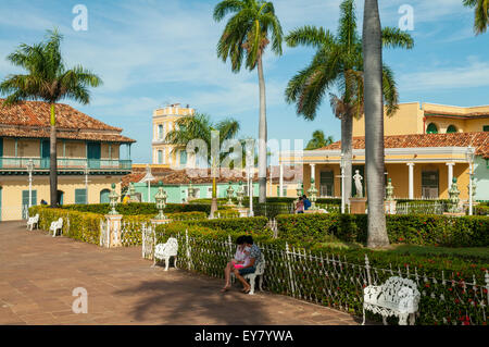 Plaza Major, Trinidad, Cuba Banque D'Images