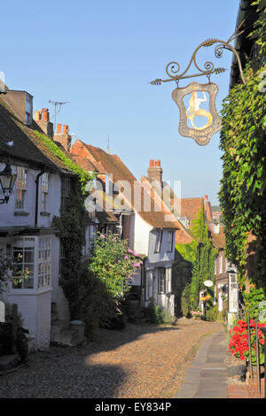 Le Mermaid Inn, Mermaid Street, Rye, East Sussex, UK Banque D'Images