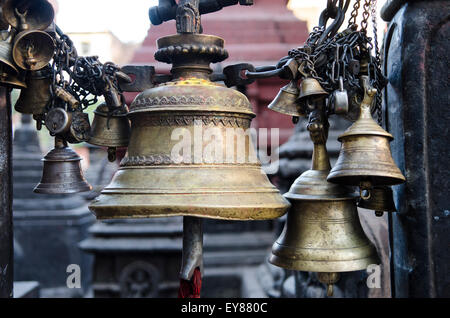 Temple de Swayambhunath à Khatmandu - le temple de singe Banque D'Images