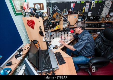 La station de radio amateur dans l'est de la Pologne. Banque D'Images