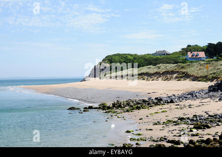 Priory Bay Beach Île de Caldey Tenby, Pembrokeshire Wales Cymru UK GO Banque D'Images