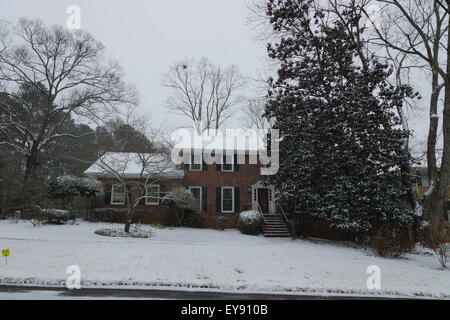 Maison en brique de neige à Atlanta Banque D'Images