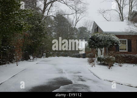 Maison en brique de neige à Atlanta Banque D'Images