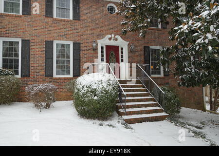 Maison en brique de neige à Atlanta Banque D'Images
