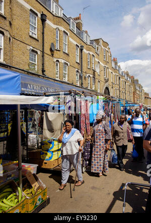 East Street Market, Londres, près de Walworth Road, Southwark, Londres Banque D'Images