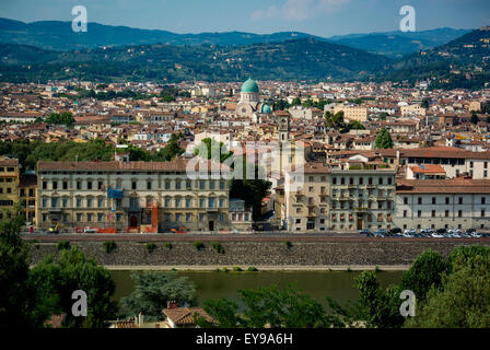 Grande synagogue de Florence. Florence, Italie. Banque D'Images